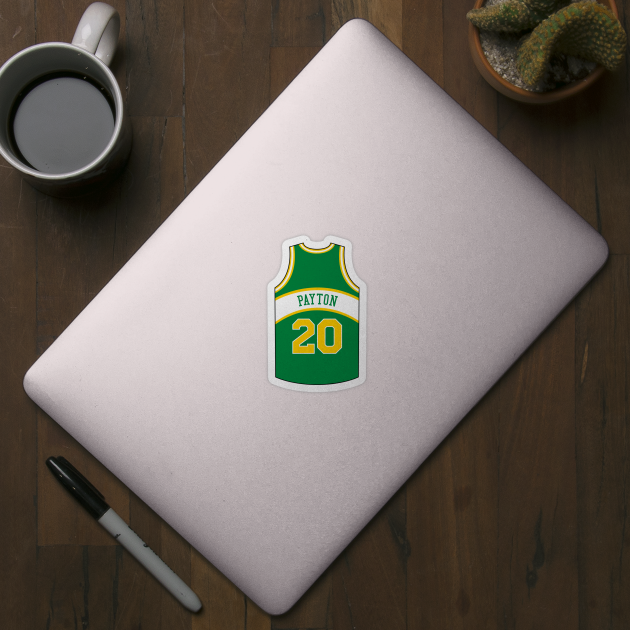 Gary Payton Seattle Supersonics Jersey Qiangy by qiangdade